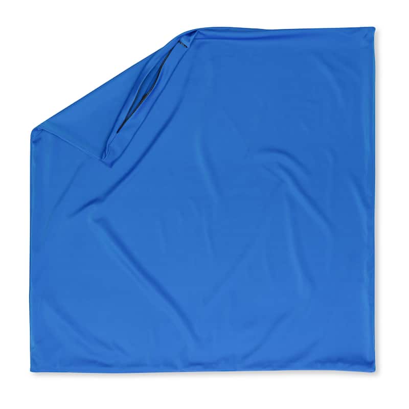 Throw Pillow Cozy Soft Microbead Yeal Blue: 1 Pc - ~ Cover 16 x 16