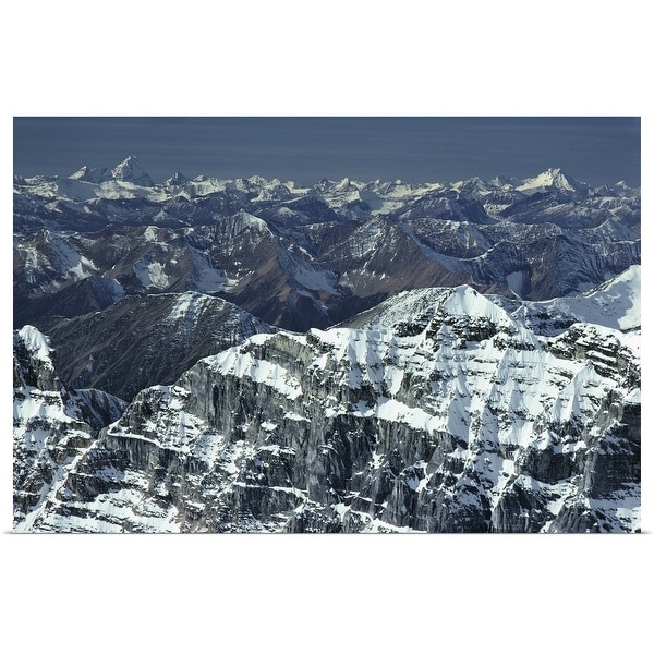 "View from Mt. Temple Banff National Park Alberta, Canada" Poster Print