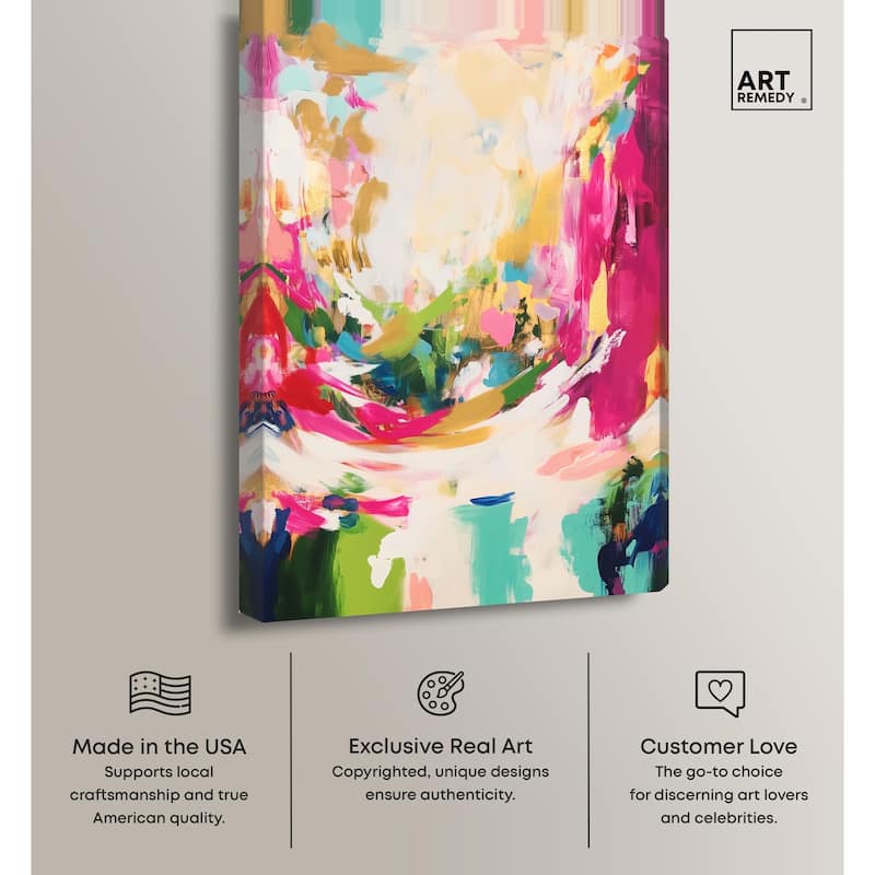 Deep Bloom I Canvas by Art Remedy, Gallery Wrapped