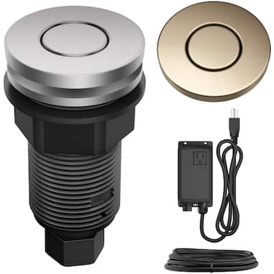 Kraus KWDA-200 Garbage Disposal Air Switch Kit with Flat-Top Push
