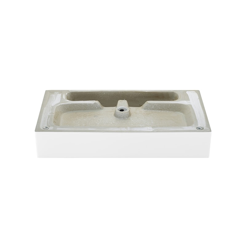 Swiss Madison SM-CS742 Claire 29-3/4" Rectangular Ceramic, Stainless