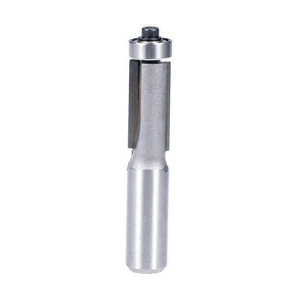 Router Bit 1/2 Shank 1/2" Dia Flush Trim w Bearing 2 Flute Carbide Milling Tool - 1/2x1/2"