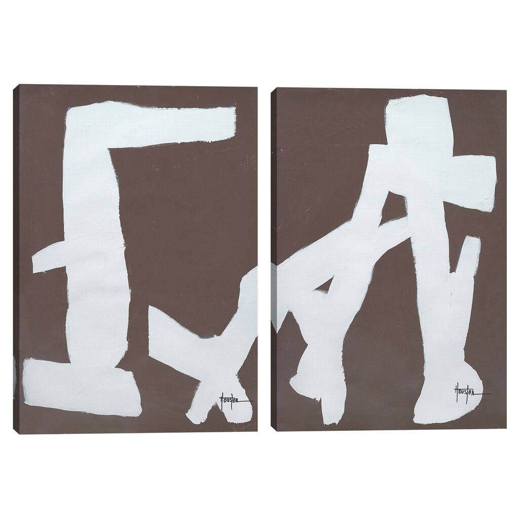 Slipping Into Darkness 1, Slipping Into Darkness 2 by Liz Jardine Canvas Art Prints