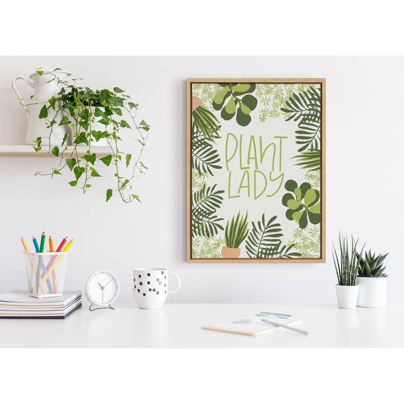 Kate and Laurel Sylvie Lady Canvas by Jenn Van Wyk