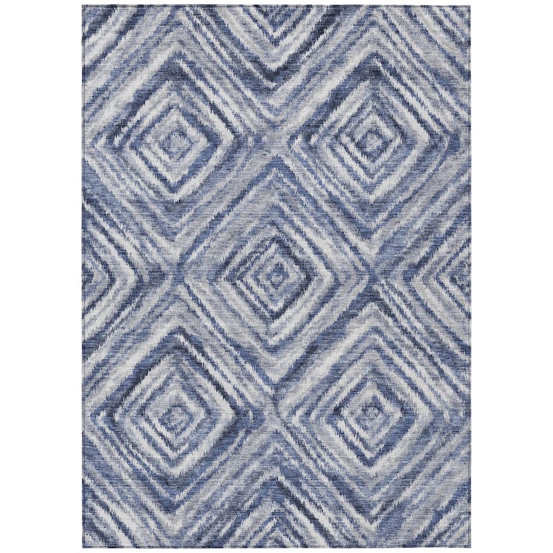 Machine Washable Indoor/ Outdoor Chantille Moroccan Boho Contemporary Rug