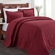 preview thumbnail 39 of 54, Superior Aspen Jacquard Floral Scalloped Edges Cotton Blend Bedspread Set