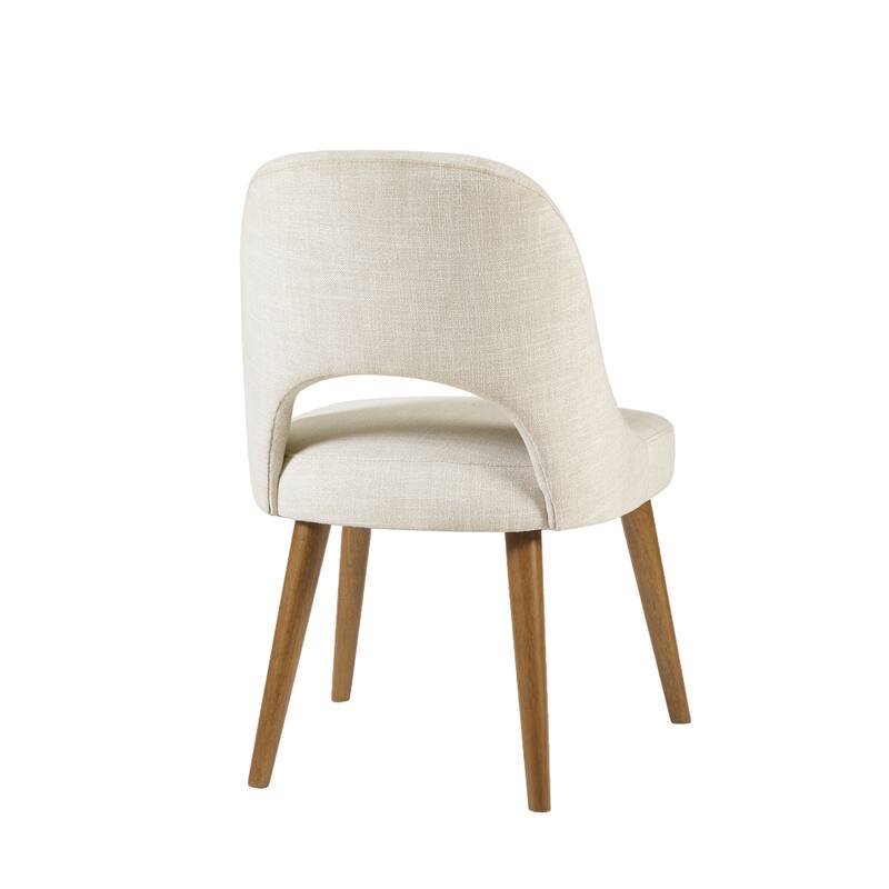 INK IVY Nola Upholstered Dining Side Chairs with Cutout Back design (Set of 2)
