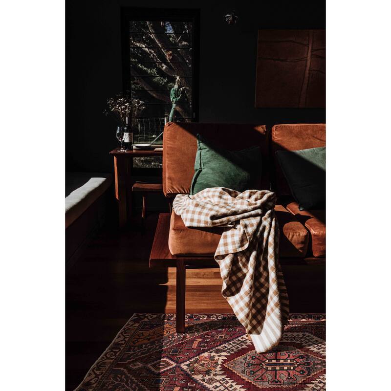 ECARPETGALLERY Hand-knotted Melis Vintage Red Wool Rug - 6'1 x 9'3