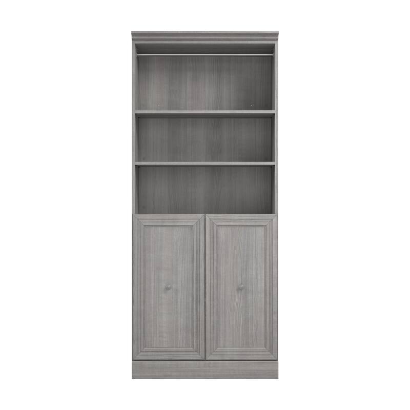 Versatile 36W Closet Organizer with Doors by Bestar