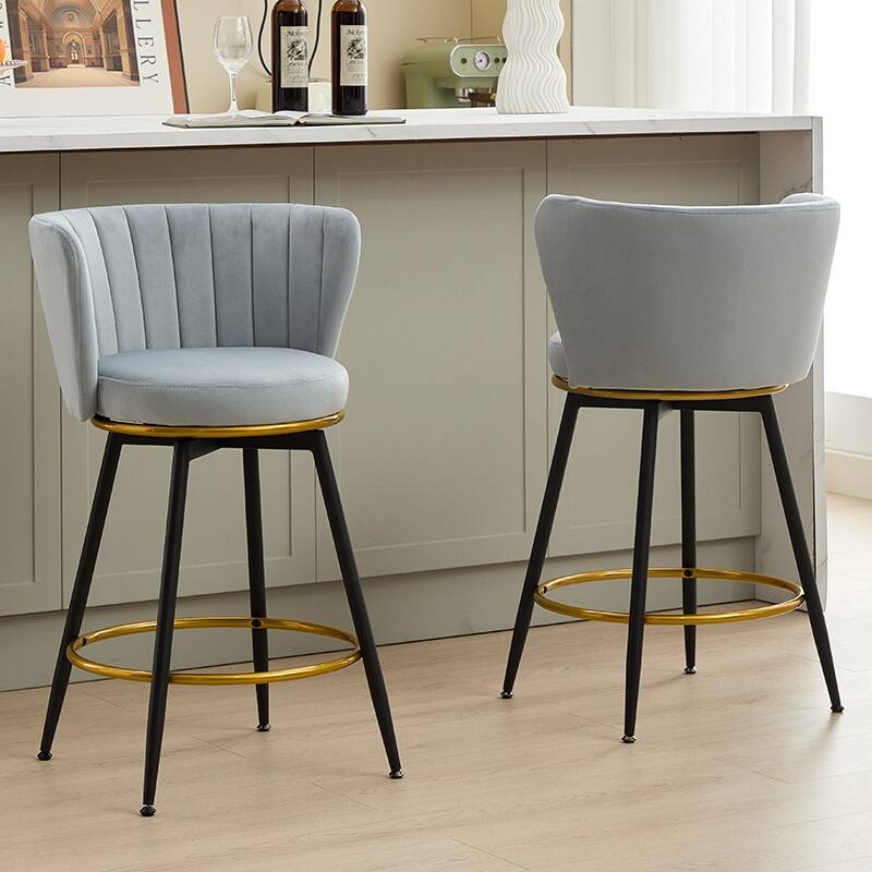 Counter Height Bar Stools Set Of 2 - Blue
