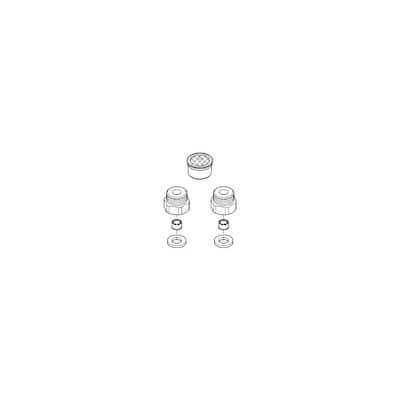 Grohe Low Flow Solution Kit 0.35 GPM for Single Hole Faucets - Starlight Chrome