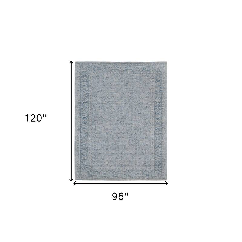 HomeRoots Medallion Traditional Rectangle Area Rug