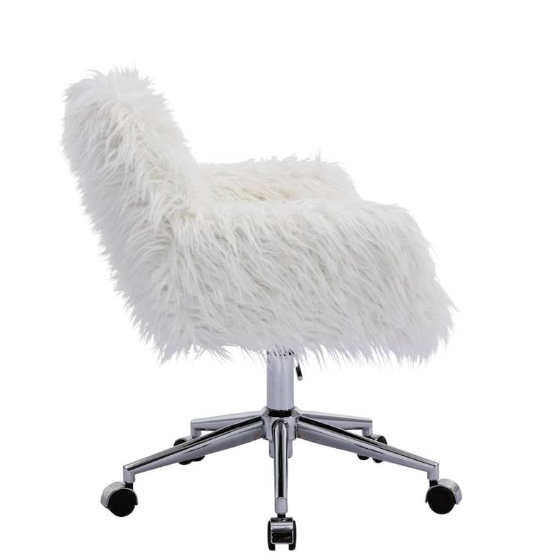 Modern home office chair, fluffy chair, makeup vanity Chair