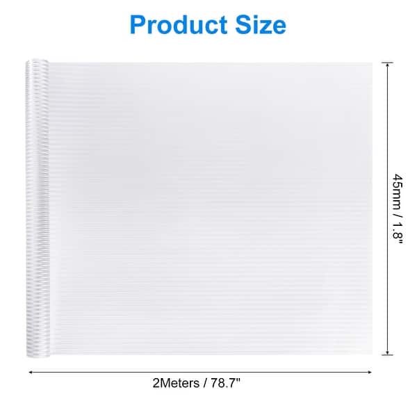 dimension image slide 1 of 3, Window Privacy Film, Window Film Vertical Stripes Pattern - White