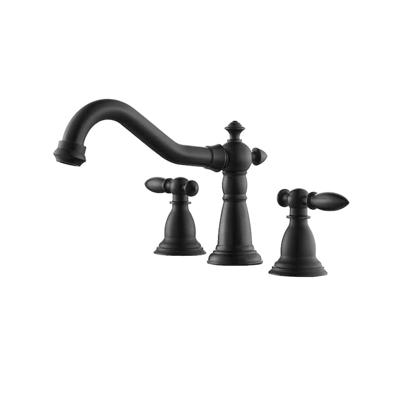 Corella Widespread Bathroom Basin Sink Faucet