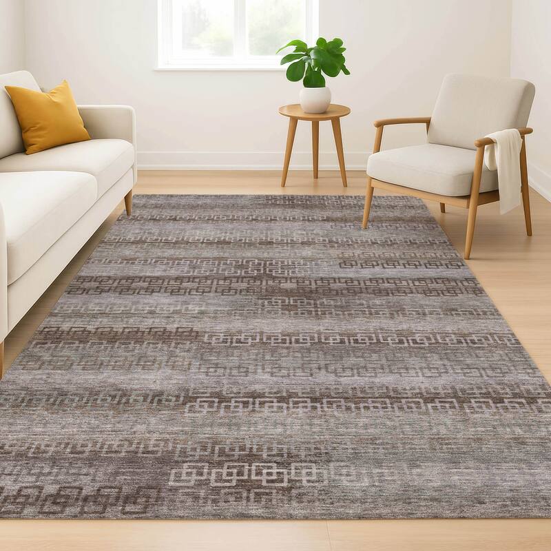 Premium Washable Super Soft Modern Stripe Mayfield Rug
