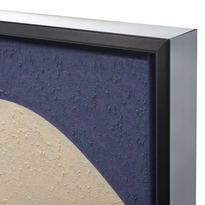 SAFAVIEH Allana In Motion Photograph, 28 x 28, Framed Wall Art - Blue/White