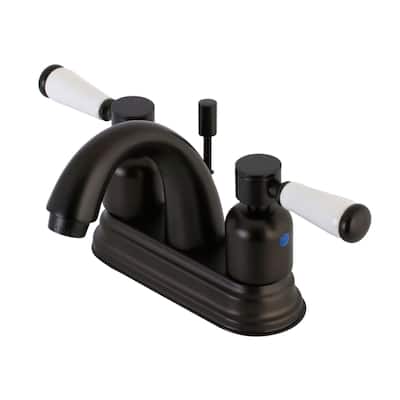 Kingston Brass Paris 1.2 GPM Centerset Bathroom Faucet with Porcelain