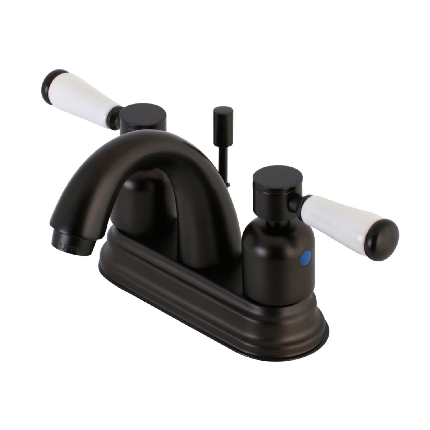 Kingston Brass Paris 1.2 GPM Centerset Bathroom Faucet with Porcelain