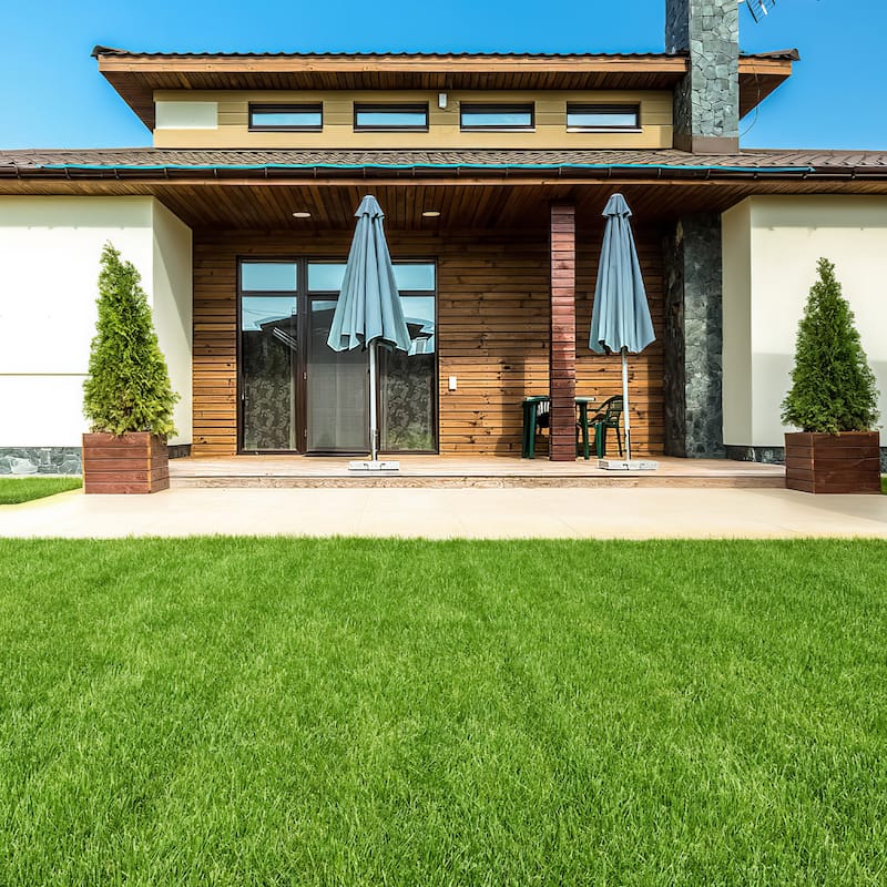 Gymax 12'' x 12'' Fake Grass Turf Outdoor Indoor Flooring Deck