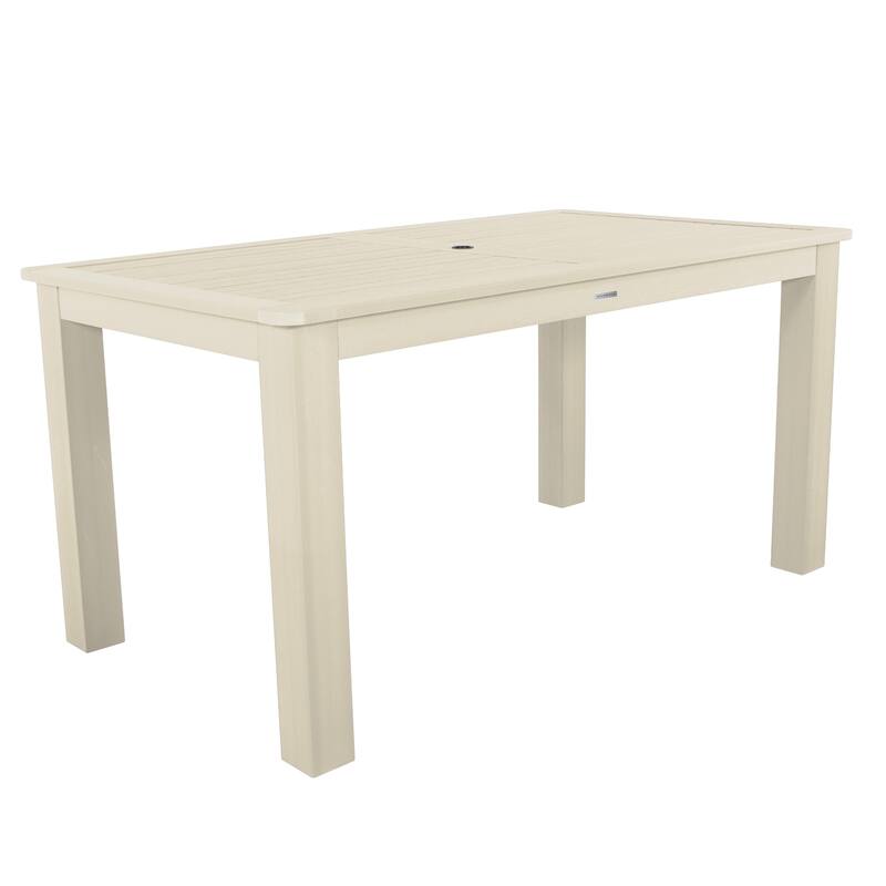 HIGHWOOD Counter Height Rectangular Outdoor Dining Table 42" x 72" - Whitewash
