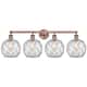 Option Antique Copper / Clear Glass with White Rope
