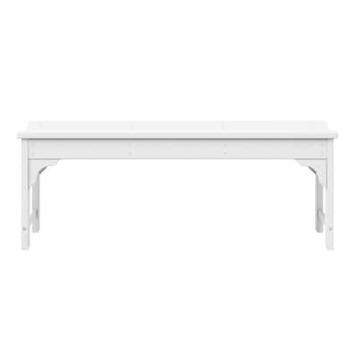 Polytrends Laguna Hdpe All Weather Outdoor Patio 48" Bench