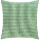 Whitley Faded Waffle Weave Cotton Throw Pillow - 18"x18" with Poly Insert - Green