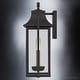 preview thumbnail 5 of 6, Luxury Vintage Outdoor Wall Sconce, 18.5"H x 9"W, with Tutor Style, Estate Bronze, by Urban Ambiance