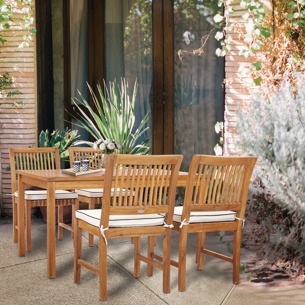 Chic Teak 5 Piece Teak Wood Bermuda 55