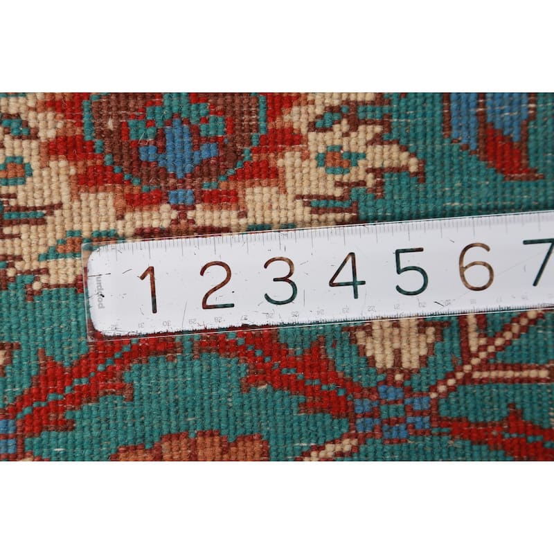 Traditional Kazak Oriental Foyer Rug Hand-Knotted Floral Wool Carpet - 2'0"x 3'0"