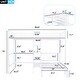 preview thumbnail 5 of 14, Full over Twin Metal Bunk Bed with Desk, Four Storage Shelves and Ladder, Guardrail for Top Bunk