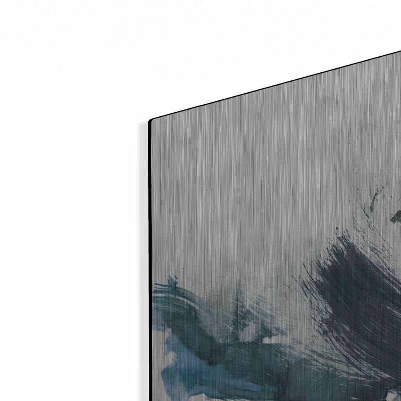 Luxe Metal Art 'Coastal Crush I' by Victoria Borges, Metal Wall Art