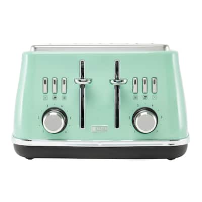 Cotswold 4-Slice, Wide Slot Toaster with Removable Crumb Tray,