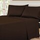 preview thumbnail 37 of 49, Superior Egyptian Cotton 530 Thread Count Split King Sheet Set Split King - Chocolate
