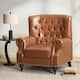 Option Cognac Brown/ Espresso/ Faux Leather