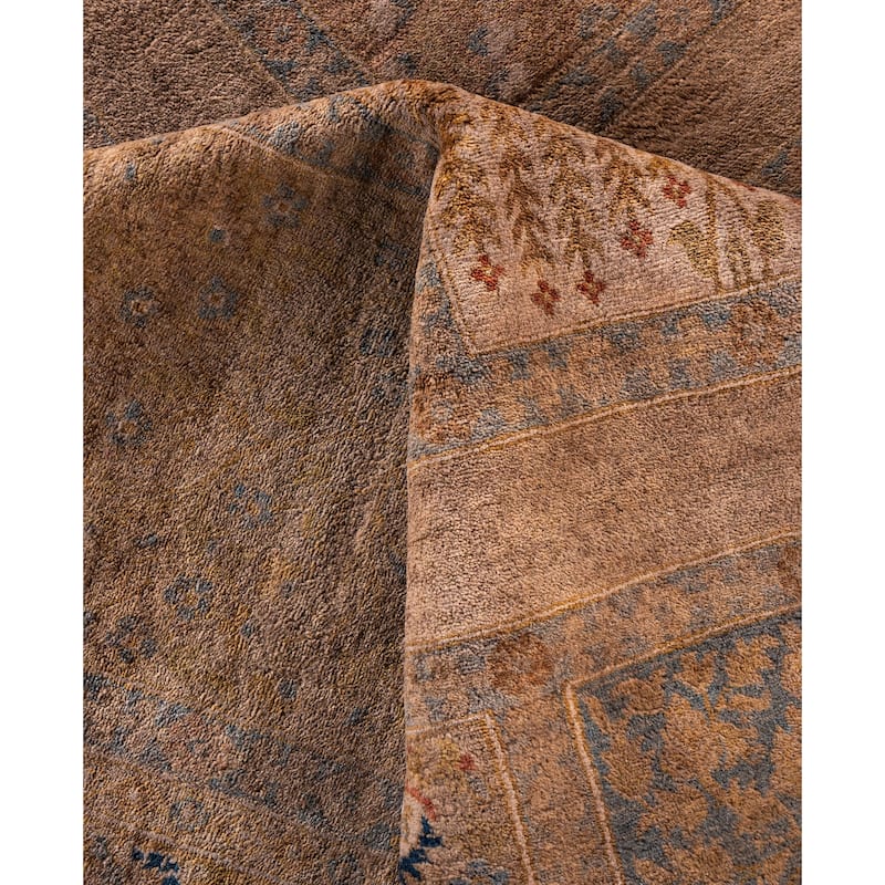 Overdyed One-of-a-Kind Hand-Knotted Area Rug - Beige - 10' 3" x 18' 10"