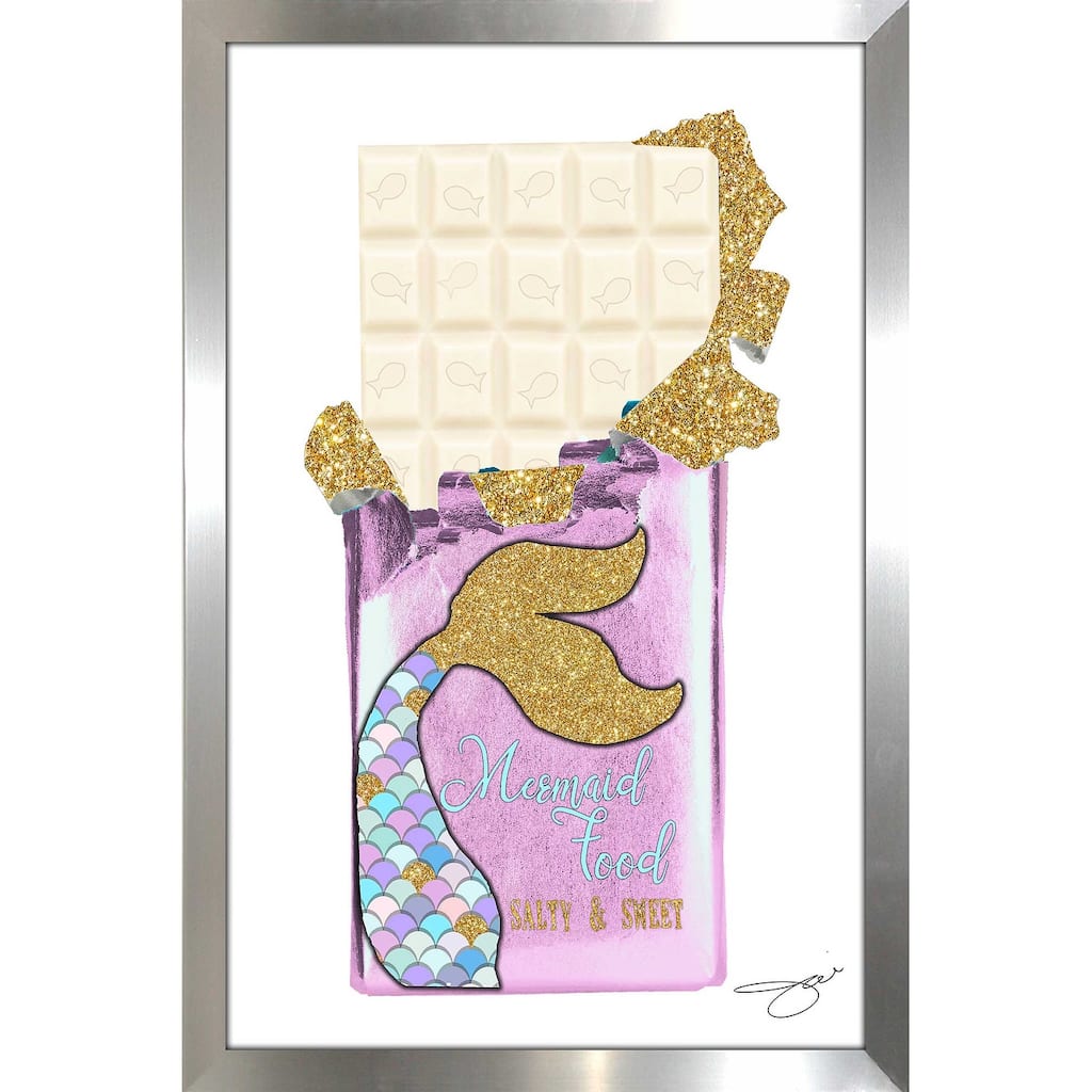 "Mermaid Chocolate Salty & Sweet 2" by Jodi Print on Acrylic