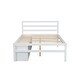 preview thumbnail 23 of 58, Wooden Platform Bed Frame with Removable Storage Shelves, Built-in Two Storage Drawers and Headboard for Kids, Teens