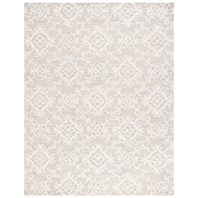 SAFAVIEH, Handmade Blossom Vesela Modern Floral Wool Rug
