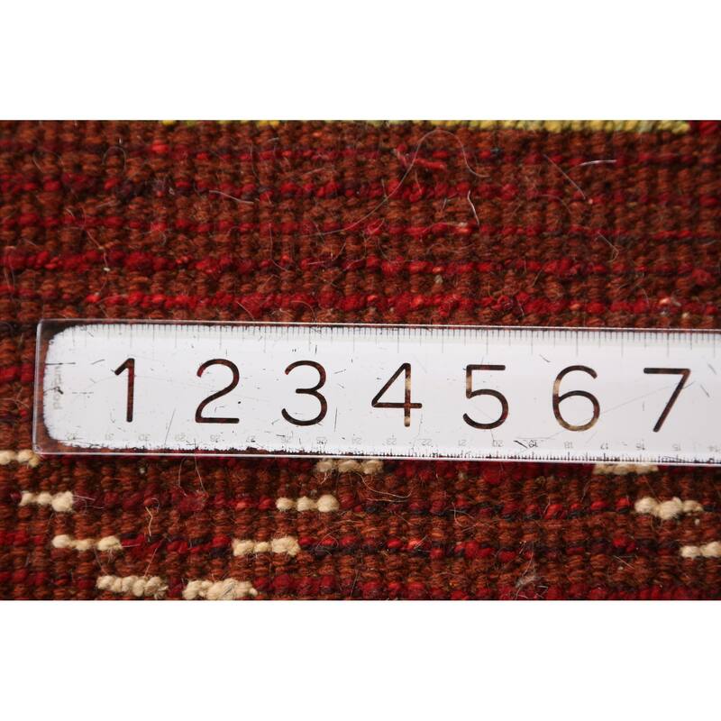 Trellis Geometric Moroccan Oriental Area Rug Hand-Knotted Wool Carpet - 6'9" x 10'1"