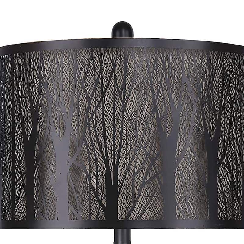 Ashland 63" Metal Floor Lamp with Drum Shade