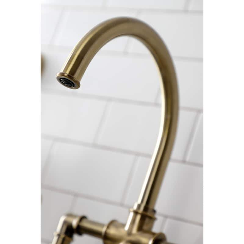 Kingston Brass Whitaker Bridge Kitchen Faucet