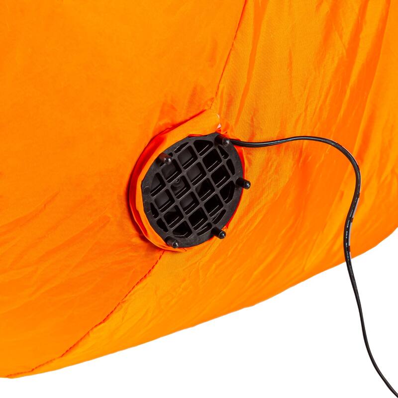 4ft Tall EverInflatable, Stacked Jack-O-Lanterns with Witch Hat