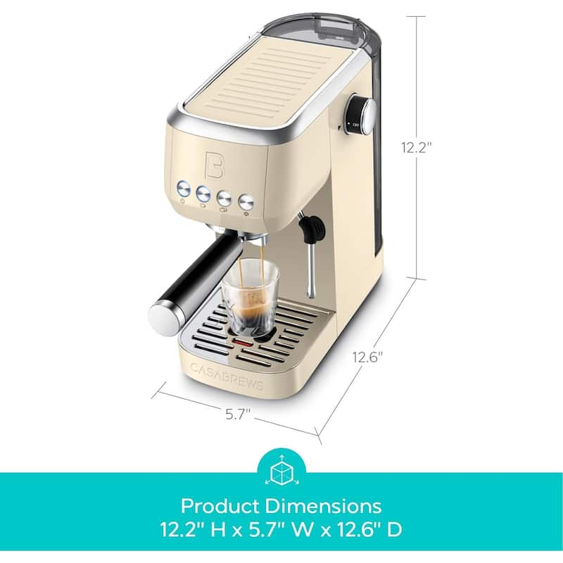 CASABREWS 20Bar Espresso Coffee Machine /W Steam Frother home