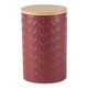 preview thumbnail 35 of 44, Retro Vine Texture Ceramic Canister (Set of 3)
