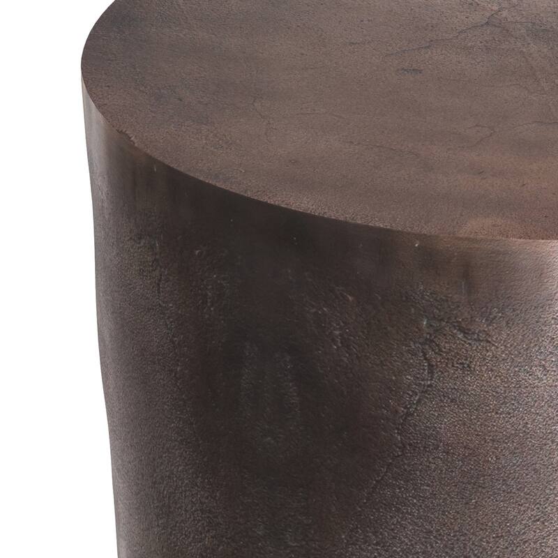 WYNDENHALL Beacon Cast Aluminum Metal Accent Table - 16.5" d x 16.5" w x 20" h