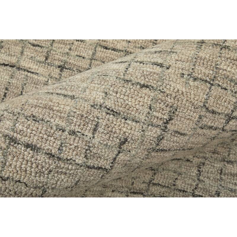 Grand Bazaar Natal Hand Tufted Solid Transitional Area Rug
