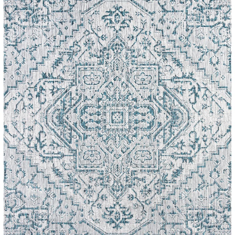 JONATHAN Y Charleston Medallion Indoor/Outdoor Area Rug