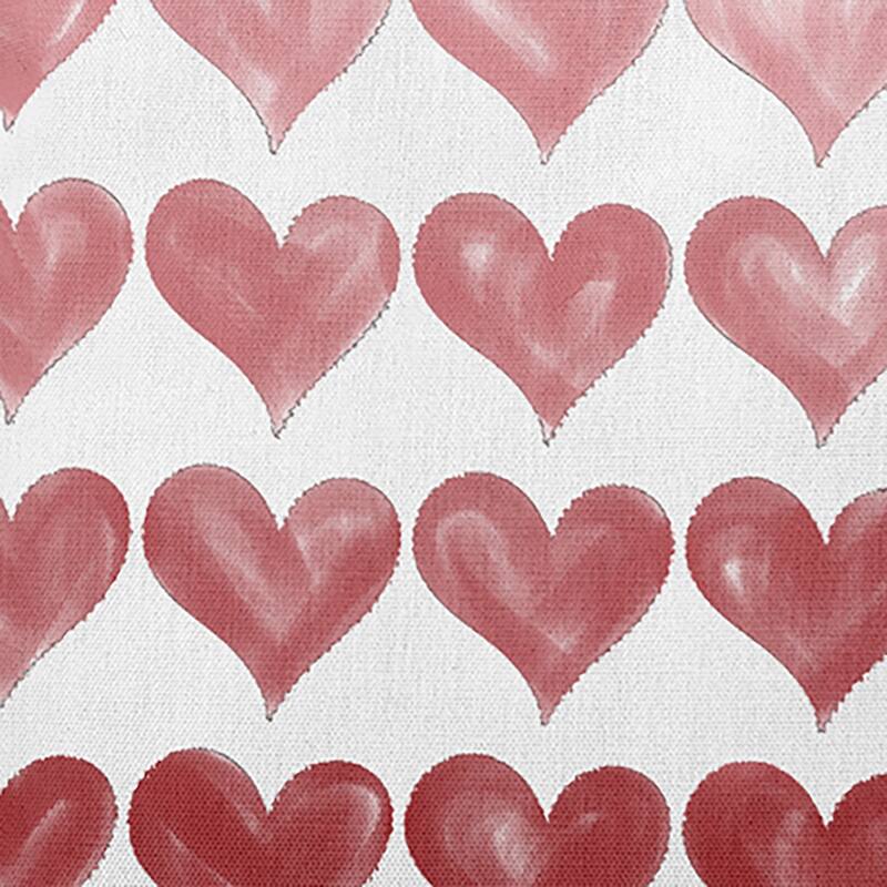 Colored Hearts Valentine's Day Decorative Indoor Pillow